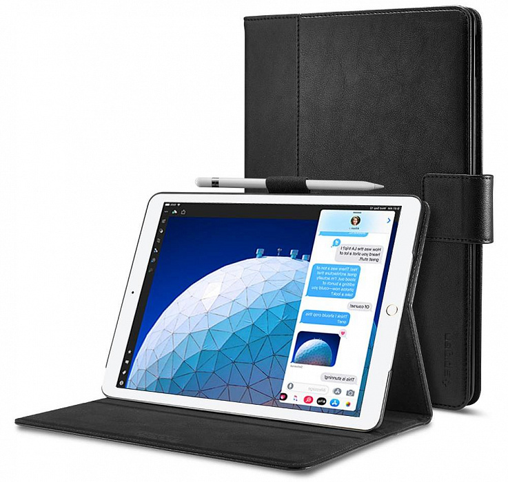 Чехол Spigen Stand Folio (073CS26322) для iPad Air/Pro 10.5'' (Black) купить в интернет-магазине icover