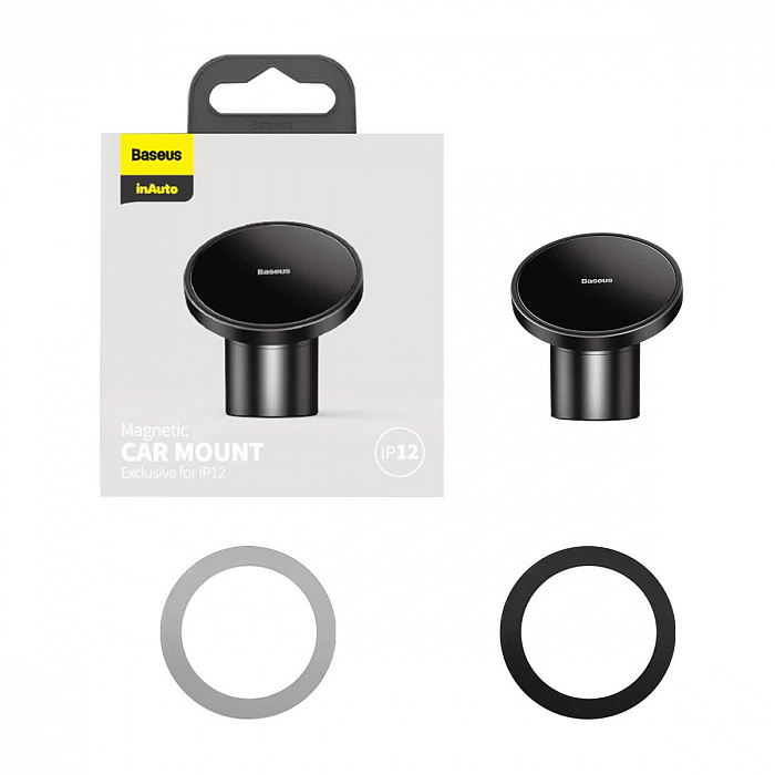 Автомобильный держатель Baseus Radar Magnetic Car Mount (SULD-01) для iPhone 12/12 mini/12 Pro/12 Pro Max (Black) купить в интернет-магазине icover
