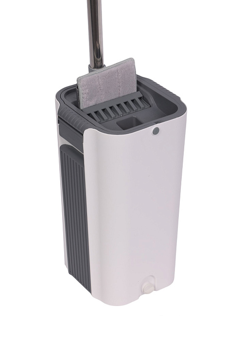 Швабра и ведро с отжимом Ridberg Scrape Mop Grand 4 pcs (White/Grey) купить в интернет-магазине icover