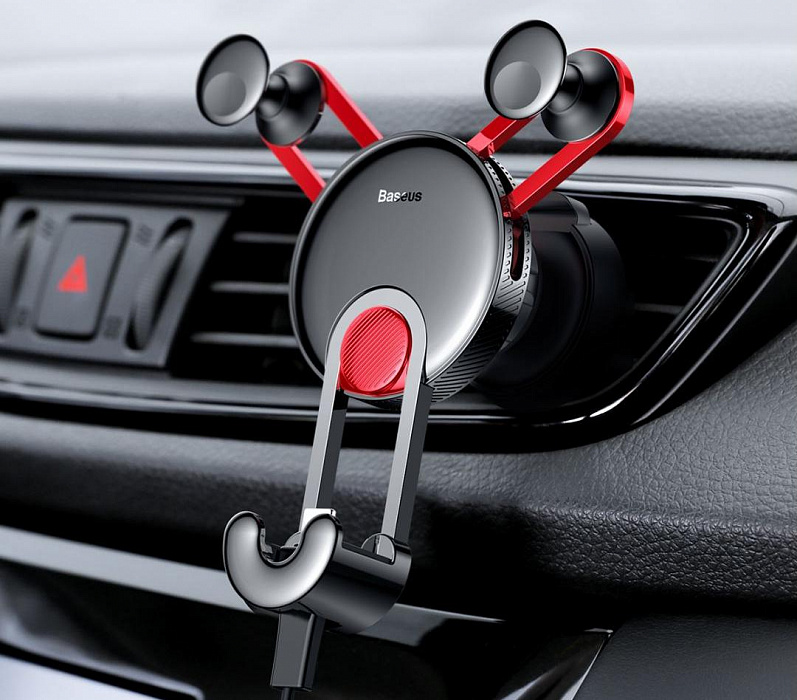 Автомобильный держатель Baseus YY Car Mount (SULYY-09) для iPhone (Red) купить в интернет-магазине icover