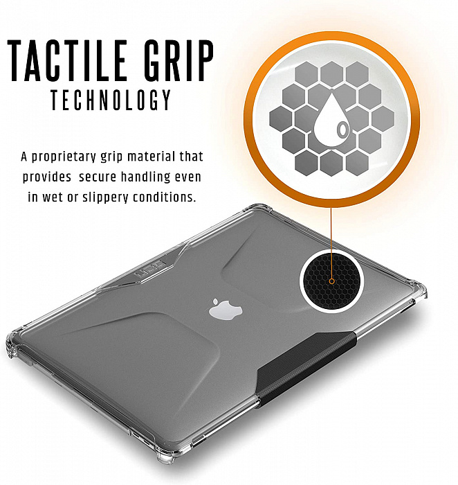 Защитный чехол UAG Plyo (132102114343) для MacBook Pro 16" 2019 (Ice) купить в интернет-магазине icover
