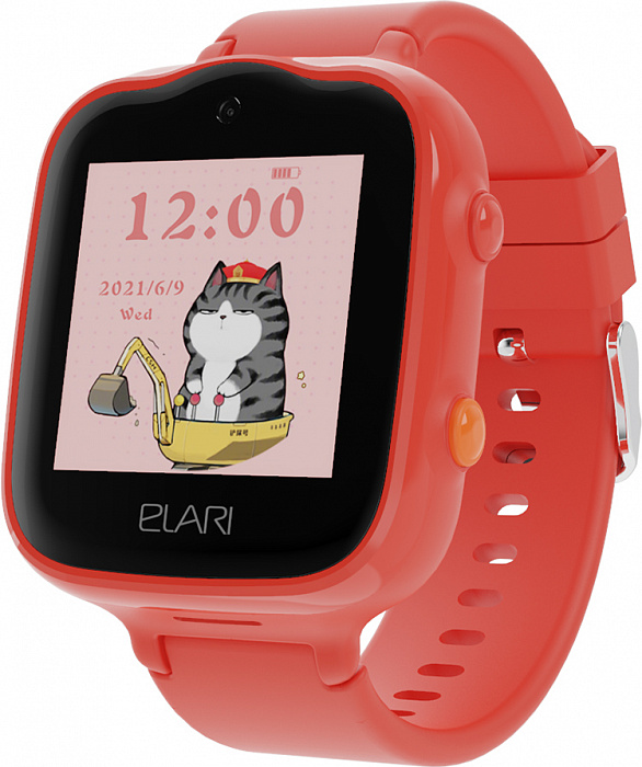 Детские умные часы Elari KidPhone 4G Bubble (Red) купить в интернет-магазине icover