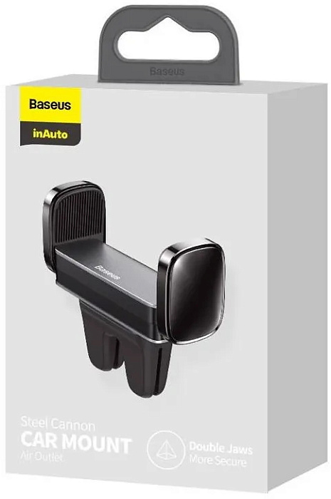 Автомобильный держатель Baseus Steel Cannon SUGP-01 Air Outlet 6.5" (Black) купить в интернет-магазине icover
