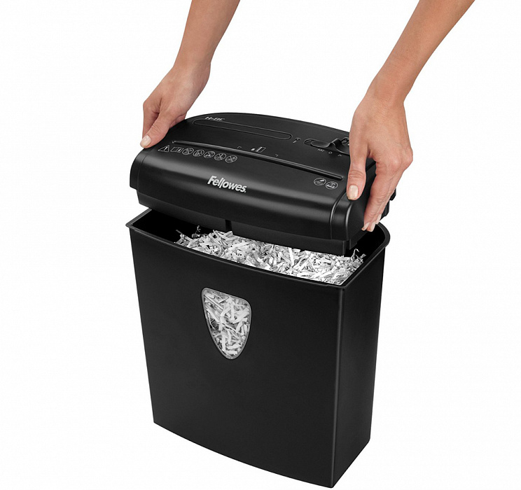 Шредер Fellowes PowerShred H-8C FS-46840 (Black) купить в интернет-магазине icover
