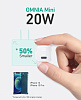 Cетевое зарядное устройство Aukey Omnia Mini 20W PD USB-C PA-B1 (White) купить в интернет-магазине icover