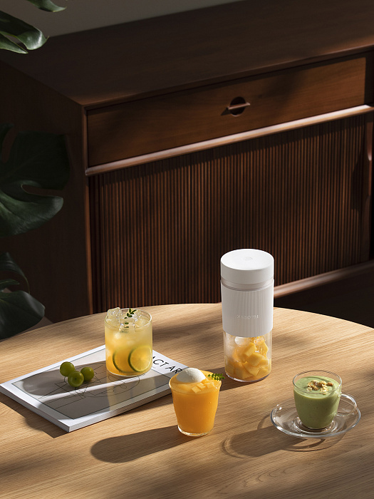 Блендер портативный Xiaomi Portable Blender GL BHR9223GL (White) купить в интернет-магазине icover