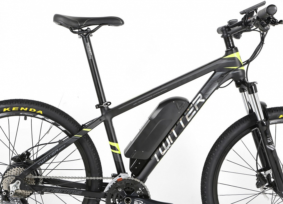 Электровелосипед Twitter MANTIS-E1 15.5 (Black/Yellow) купить в интернет-магазине icover