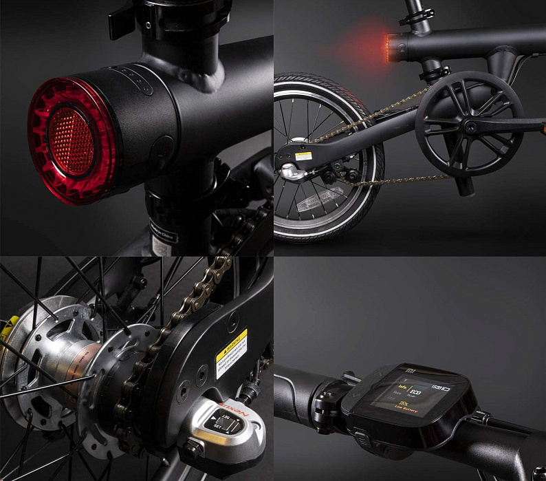 Электровелосипед Xiaomi Mi QiCYCLE Electric Folding Bike (Black) купить в интернет-магазине icover