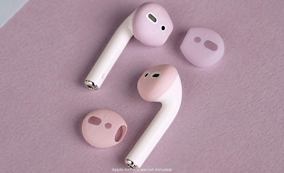 Держатель Elago Secure Fit (EAP-PADSM-PKLV) для наушников Apple AirPods (Lovely Pink/Lavender) купить в интернет-магазине icover