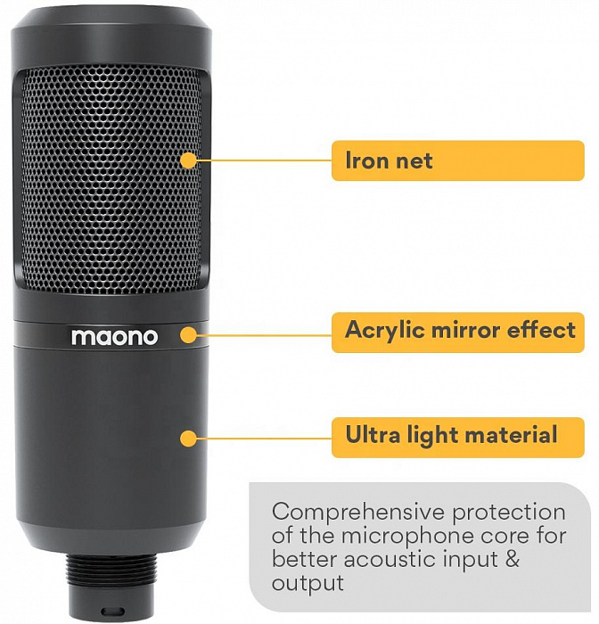 Микрофон Maono AU-PM460TR (Black) купить в интернет-магазине icover