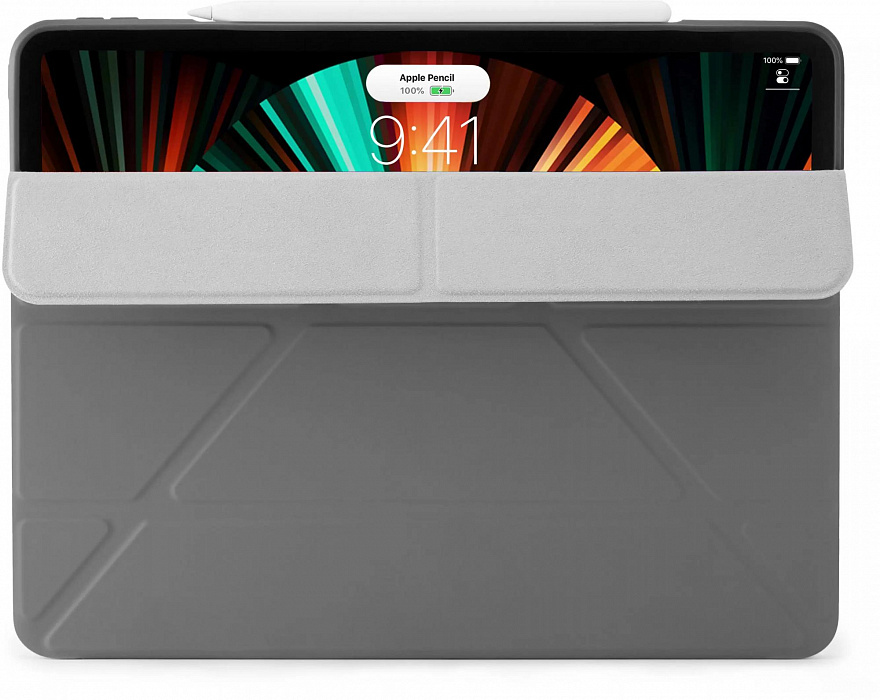Чехол Pipetto Origami (PI39-50-R) для iPad Pro 12.9" 2018-2021 (Grey) купить в интернет-магазине icover