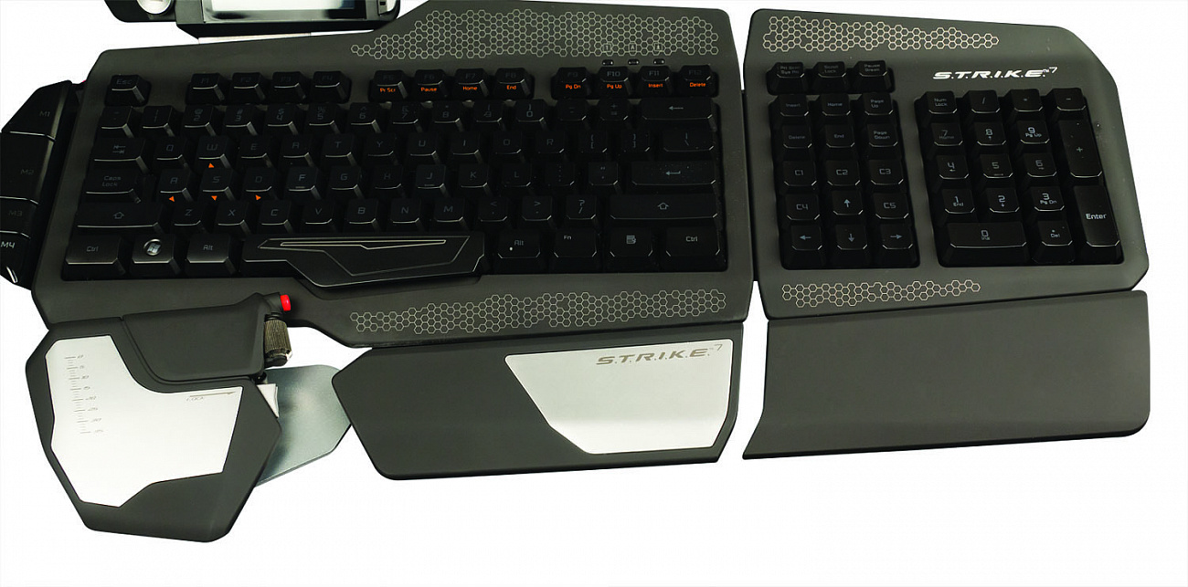 Mad Catz S.T.R.I.K.E.7 (MCB43109R002/02/1) - игровая клавиатура (Black) купить в интернет-магазине icover