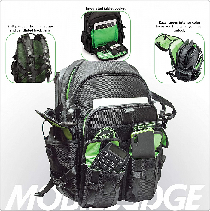 Рюкзак Mobile Edge Razer Tactical Pro для ноутбука 17" (RAZERBP17) купить в интернет-магазине icover