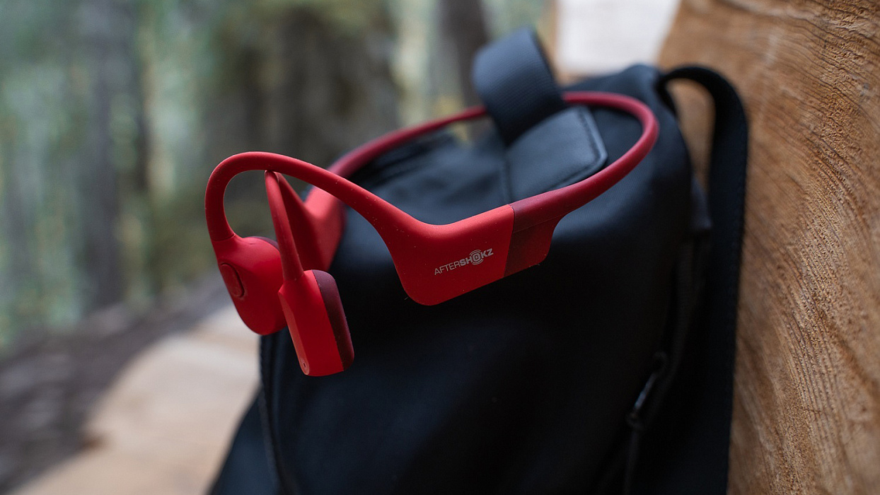 Bluetooth-наушники с микрофоном AfterShokz Aeropex AS800 (Cosmic Black) купить в интернет-магазине icover