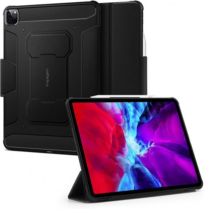 Чехол Spigen Rugged Armor Pro (ACS01024) для iPad Pro 11 2018/2020/21 (Black) купить в интернет-магазине icover