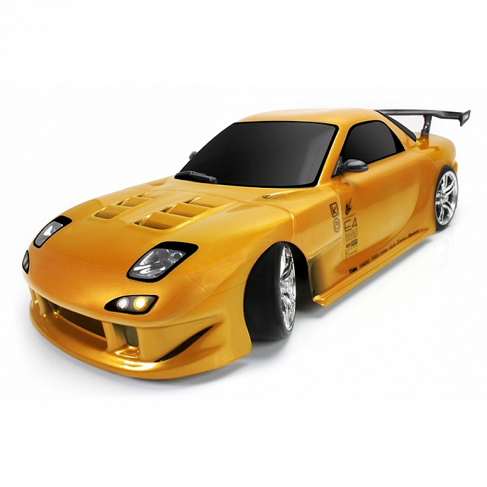 Team Magic E4D Mazda RX7 1:10 - радиоуправляемый автомобиль (Yellow) купить в интернет-магазине icover