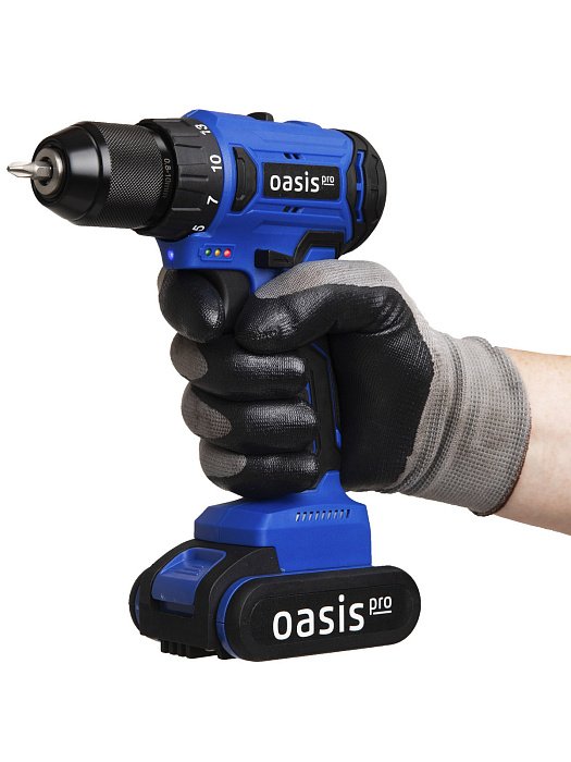 Аккумуляторный шуруповерт Oasis ASB-12V PRO (Blue) купить в интернет-магазине icover