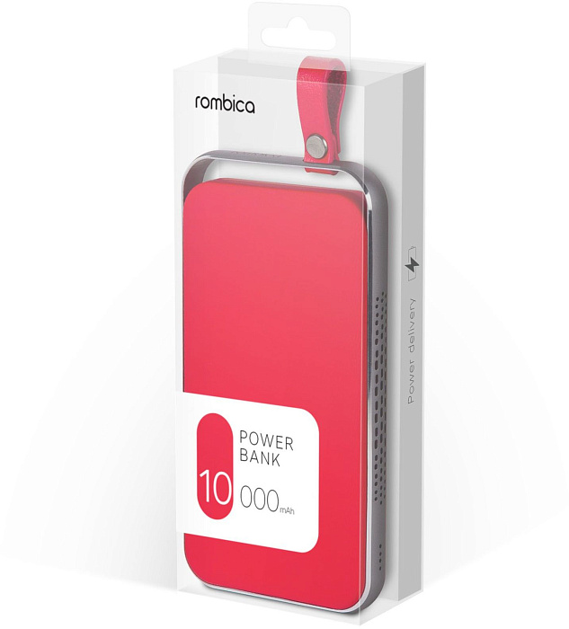 Внешний аккумулятор Rombica NEO Voyager 10000 mAh (Red) купить в интернет-магазине icover