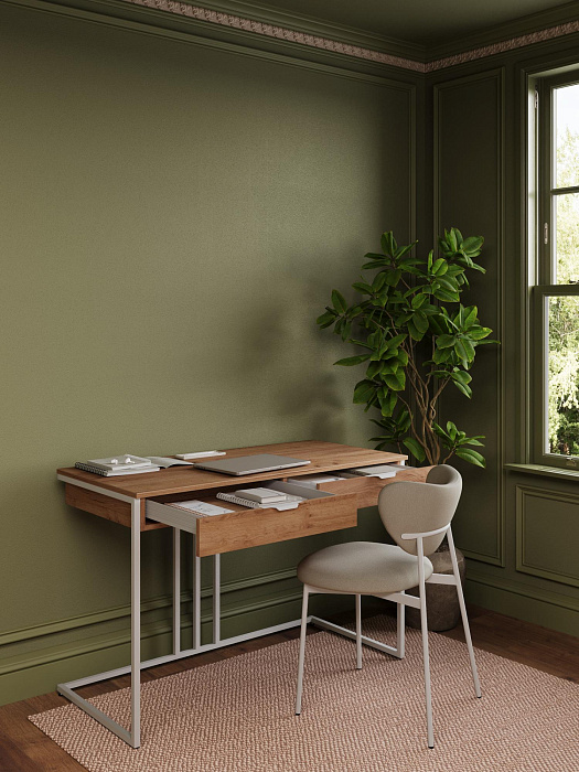 Стол письменный RIDBERG KENTUCKY (Oak/White) купить в интернет-магазине icover
