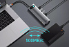 Хаб Baseus Metal Gleam Series 11-in-1 CAHUB-CT0G (Space Grey) купить в интернет-магазине icover