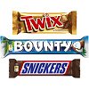 Ассорти BarsMix шоколадный батончик Snickers (50.5г), Bounty (55г.), TWIX (55г.) 8 шт. купить в интернет-магазине icover