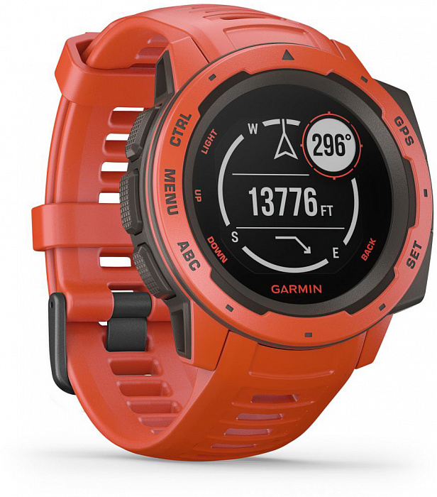 Умные часы Garmin Instinct 010-02064-02 (Flame Red) купить в интернет-магазине icover