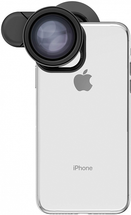 Набор объективов Olloclip Super-Wide Pro + Telephoto Pro (OC-0000299-EU) для iPhone Xs Max (Black) купить в интернет-магазине icover