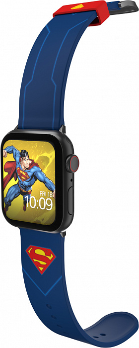 Ремешок MobyFox DC Superman Tactical (ST-WNR22DCC2004) для Apple Watch (Blue) купить в интернет-магазине icover
