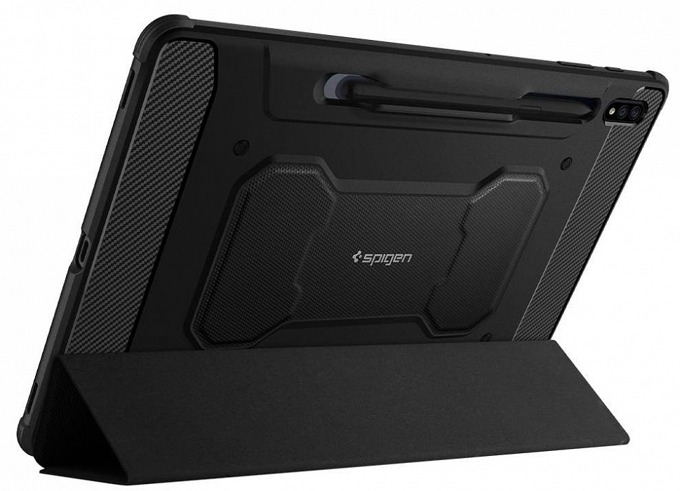 Чехол Spigen Rugged Armor Pro (ACS01607) для Samsung Galaxy Tab S7+ (Black) купить в интернет-магазине icover