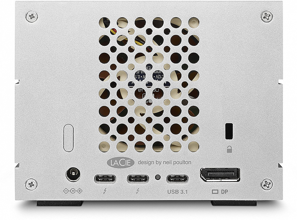 Сетевое хранилище LaCie 2big Dock (STGB28000400) Thunderbolt 3 28Tb (Silver) купить в интернет-магазине icover