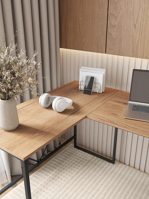 Стол письменный лофт RIDBERG NEVADA (Oak/Black) купить в интернет-магазине icover