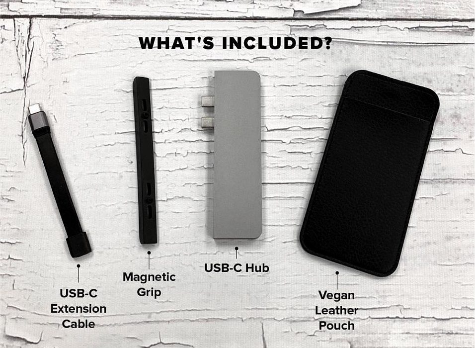 Хаб HyperDrive DUO 7-in-2 (Space Grey) купить в интернет-магазине icover