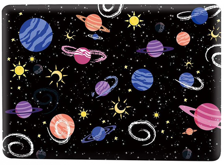 Чехол накладка пластиковая i-Blason Cover для Macbook Pro 13 A1706/A1708 (Space Planet) купить в интернет-магазине icover