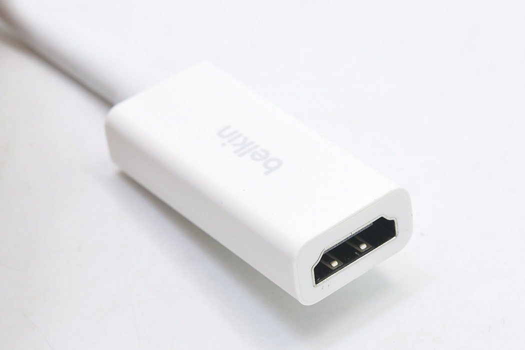 Адаптер Belkin Mini DisplayPort/HDMI F2CD078dsAPL (White) купить в интернет-магазине icover