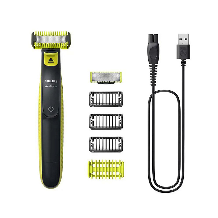 Электрическая бритва для лица и тела Philips OneBlade Face and Body QP2824/10 (Black/Green) купить в интернет-магазине icover