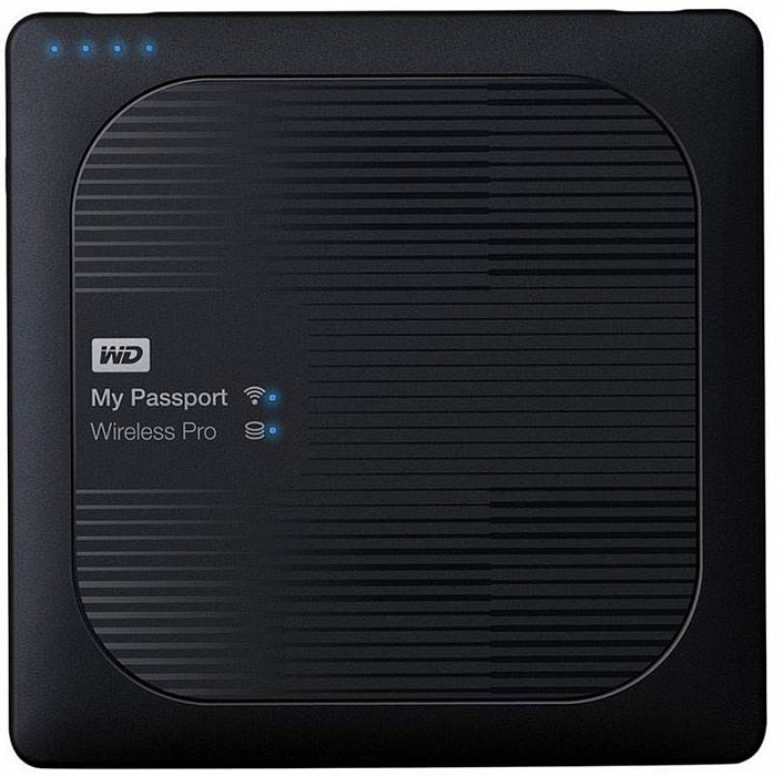 Внешний накопитель Western Digital My Passport Wireless Pro 2.5" USB 3.0 3Tb WDBSMT0030BBK-RESN (Black) купить в интернет-магазине icover