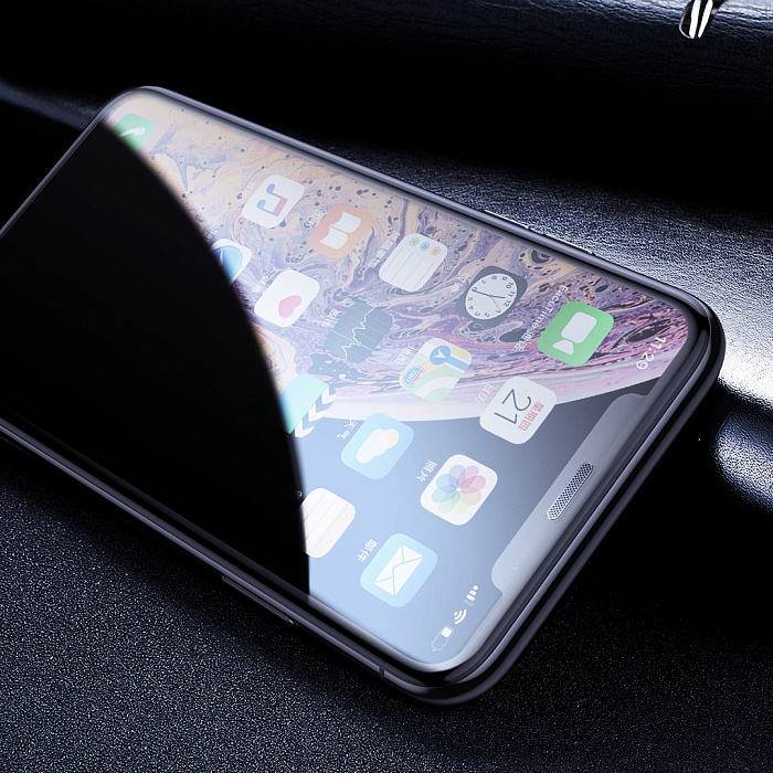 Защитное стекло Baseus Curved Privacy (SGAPIPH58-WC01) для iPhone X/Xs (Black) купить в интернет-магазине icover