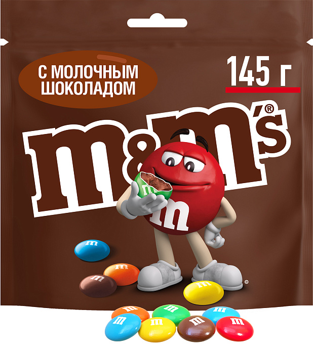 Драже M&M's c молочным шоколадом (145г) купить в интернет-магазине icover