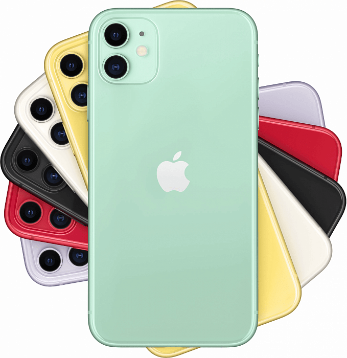 Смартфон Apple iPhone 11 64Gb MWLY2RU/A (Green) купить в интернет-магазине icover