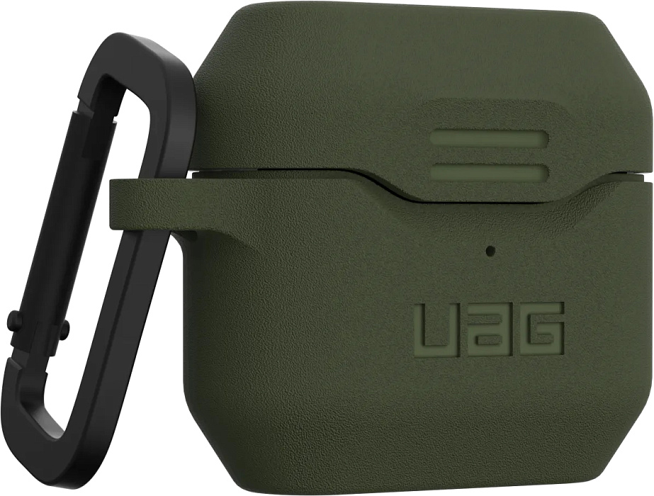 Чехол с карабином UAG Standard Issue Silicone_001 Case для AirPods 3 (Olive) купить в интернет-магазине icover