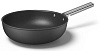 Сковорода Wok Smeg CKFW3001BLM (Black) купить в интернет-магазине icover