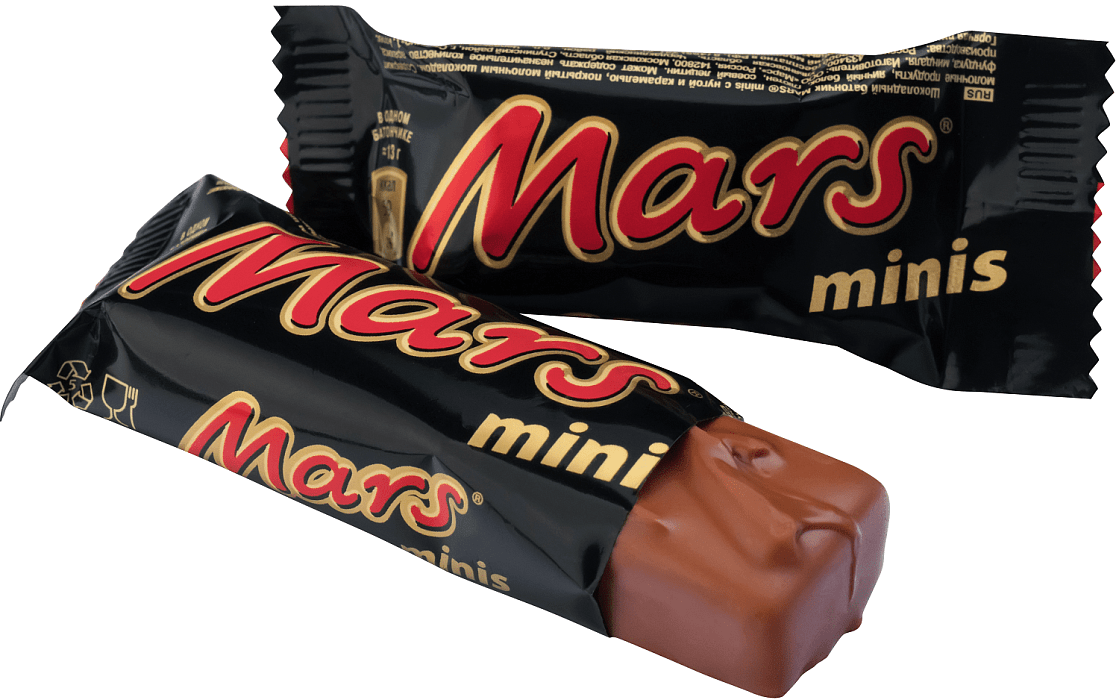 Шоколадные конфеты Mars Minis, нуга, карамель, 182 г х 4 шт. купить в интернет-магазине icover