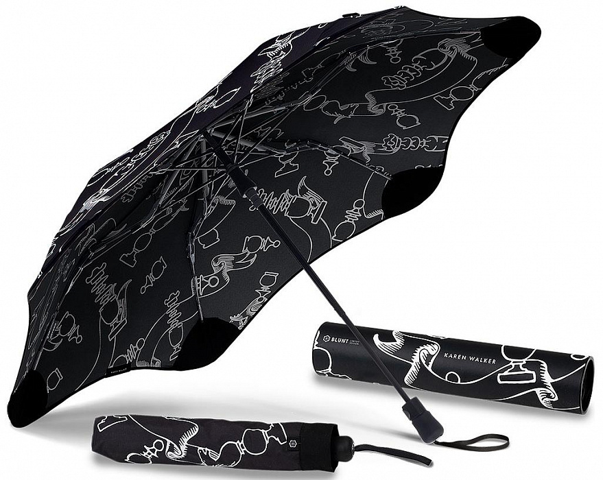 Зонт BLUNT XS Metro Karen Walker (Black) купить в интернет-магазине icover