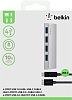 Belkin USB 3.0 4 Port Hub (F4U088VF) - USB-концентратор (Silver) купить в интернет-магазине icover