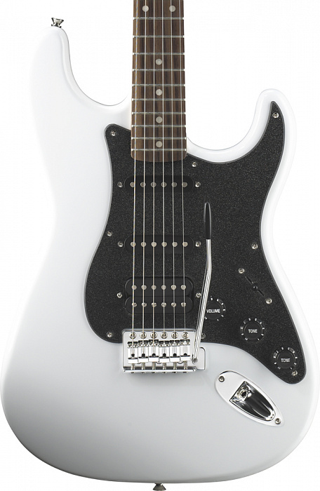 Электрогитара Fender Squier Affinity Stratocaster HSS (Olympic White) купить в интернет-магазине icover