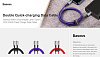 Кабель Baseus Water Drop-shaped Lamp (CATSD-J01) Type-C 1m (Black) купить в интернет-магазине icover