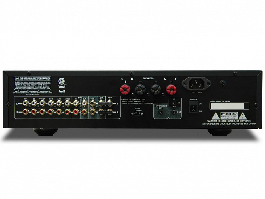 NAD C326BEE - интегральный стереоусилитель (Black) купить в интернет-магазине icover