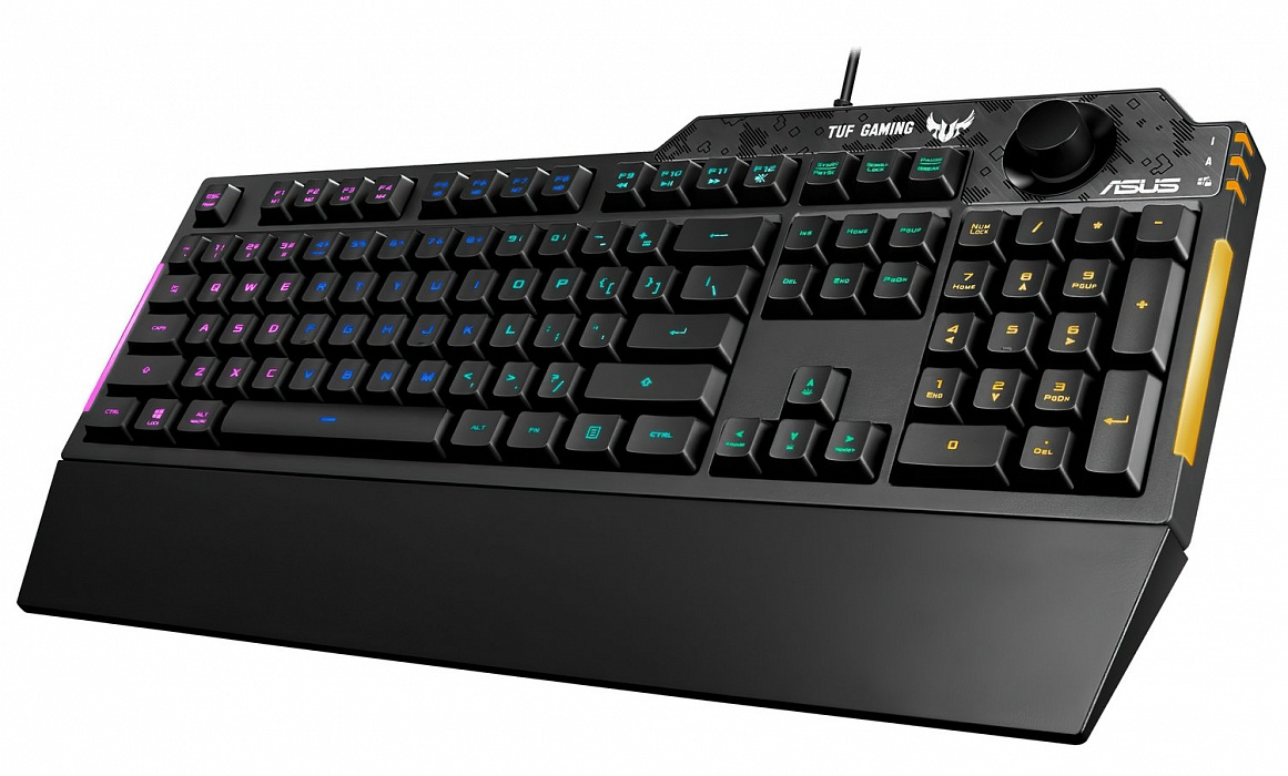 Игровая клавиатура Asus TUF Gaming K1 90MP01X0-BKRA00 (Black) купить в интернет-магазине icover