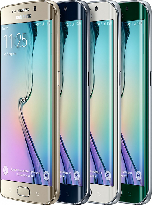 Смартфон Samsung Galaxy S6 Edge 32Gb (Black Sapphire)  купить в интернет-магазине icover
