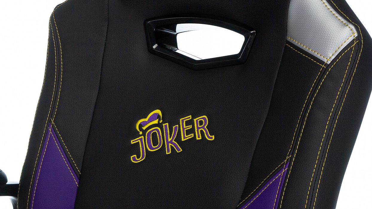 Игровое кресло Бюрократ Zombie HERO JOKER (Black/Violet) купить в интернет-магазине icover